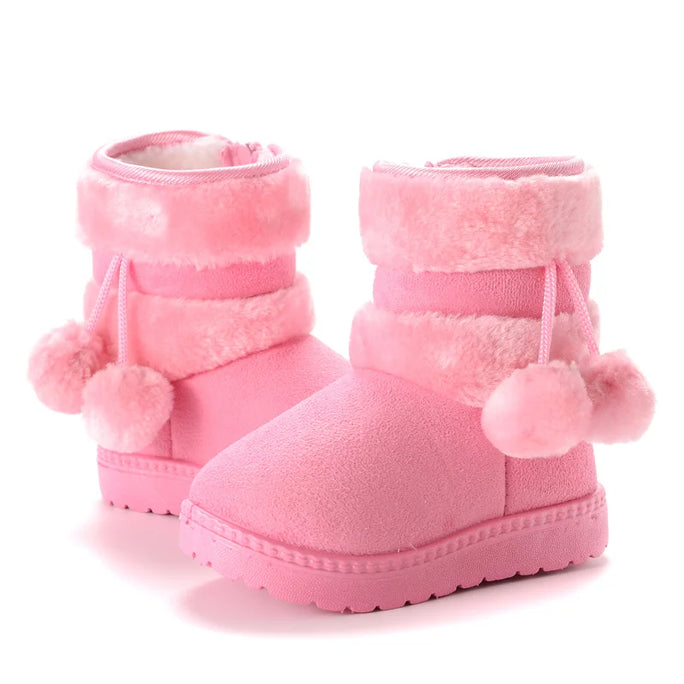 New snow boots for girls, winter