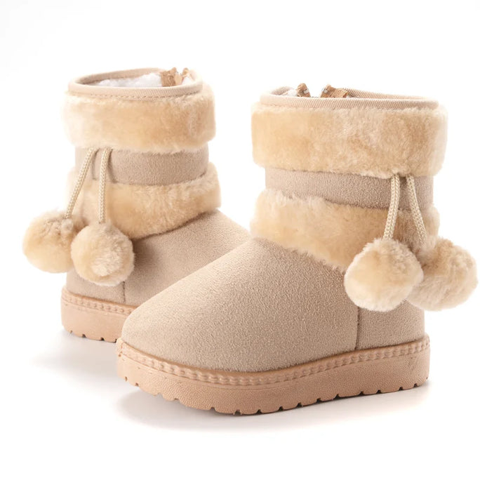 New snow boots for girls, winter