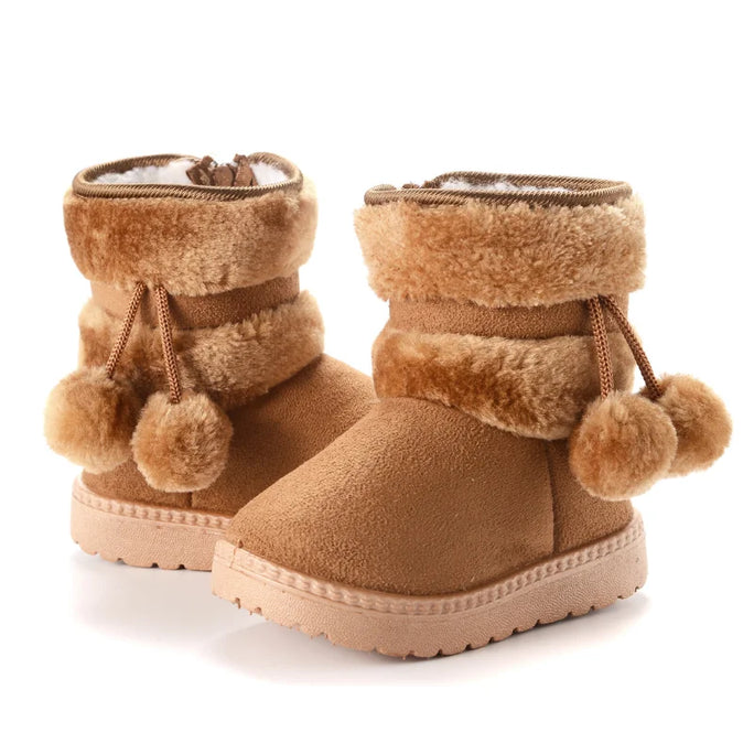 New snow boots for girls, winter