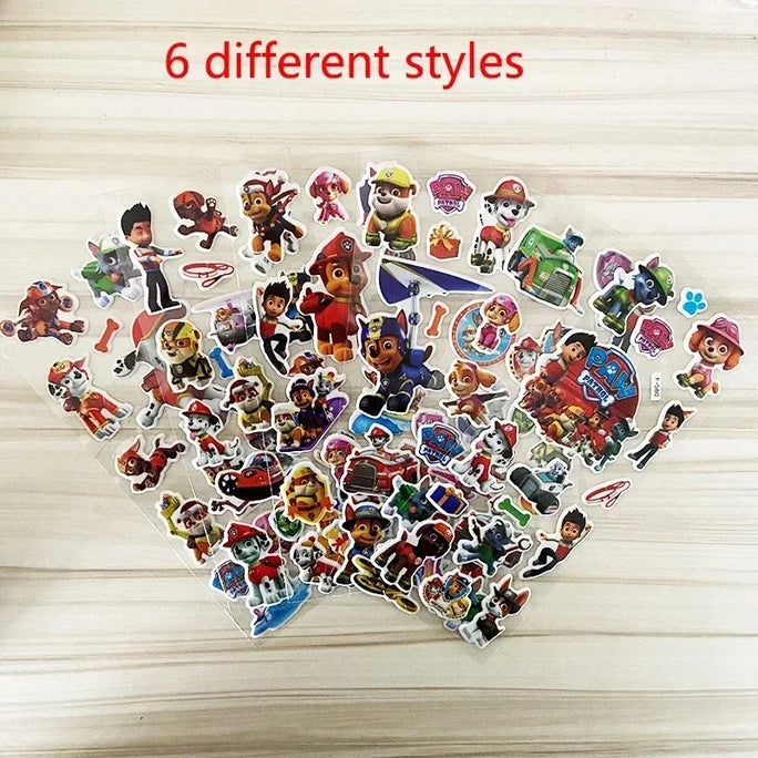 Paw Patrol Anime Toy Wrist Watch with 3D Projection, Digital Watch
